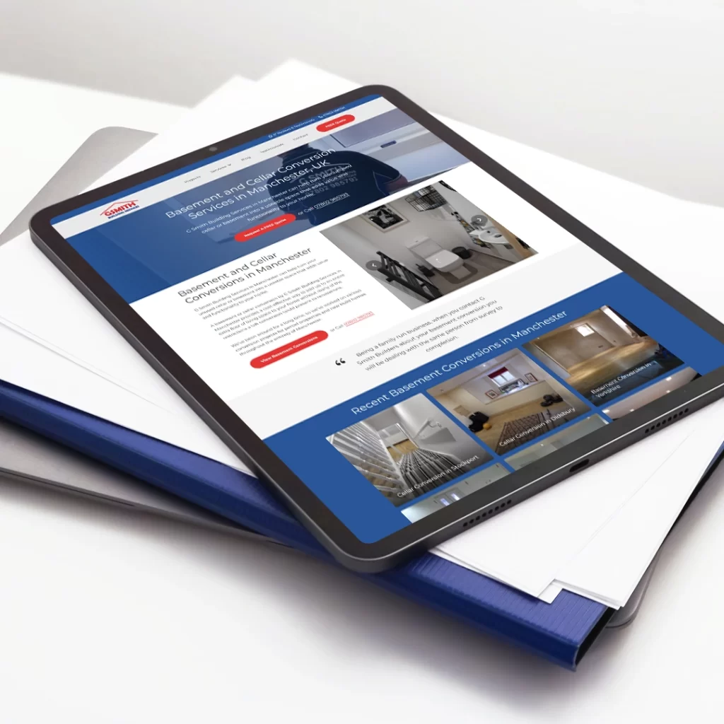 GSmith-Building-Services-Website-Design-Tablet