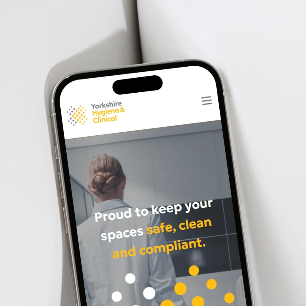 Yorkshire Hygiene Website Design Mockup