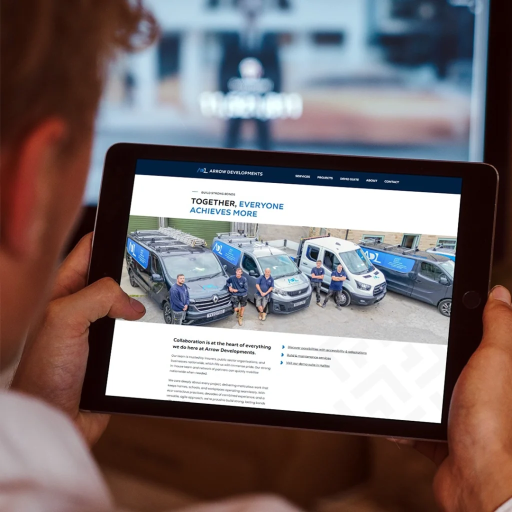 Arrow Developments Website Design