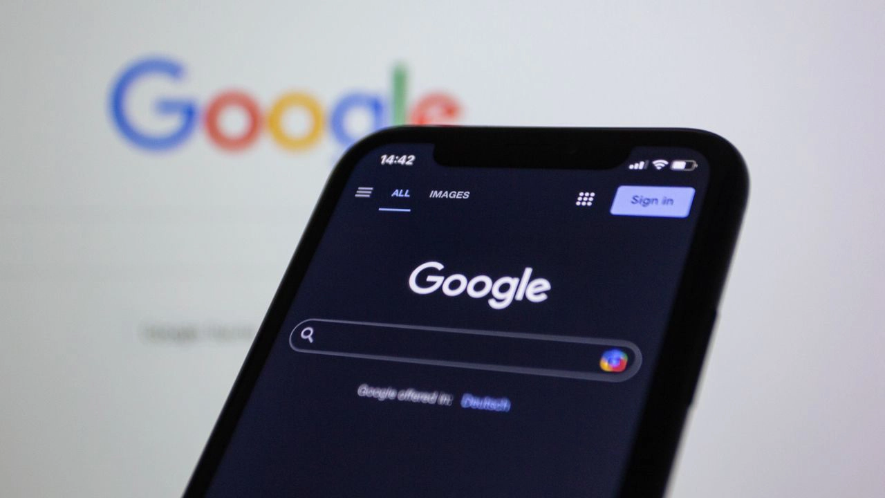 Photo of Google Home Page on Phone