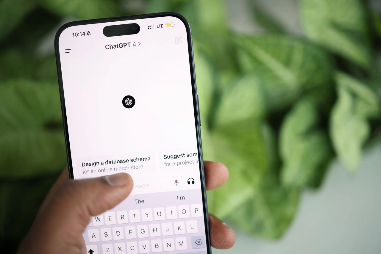 Screenshot of ChatGPT Home
