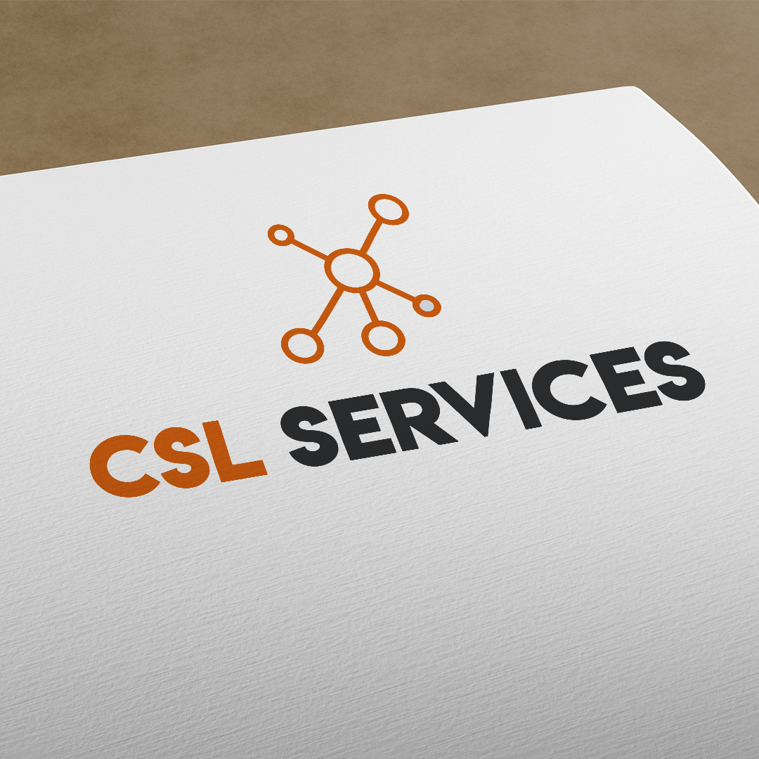 csl services logo mockup