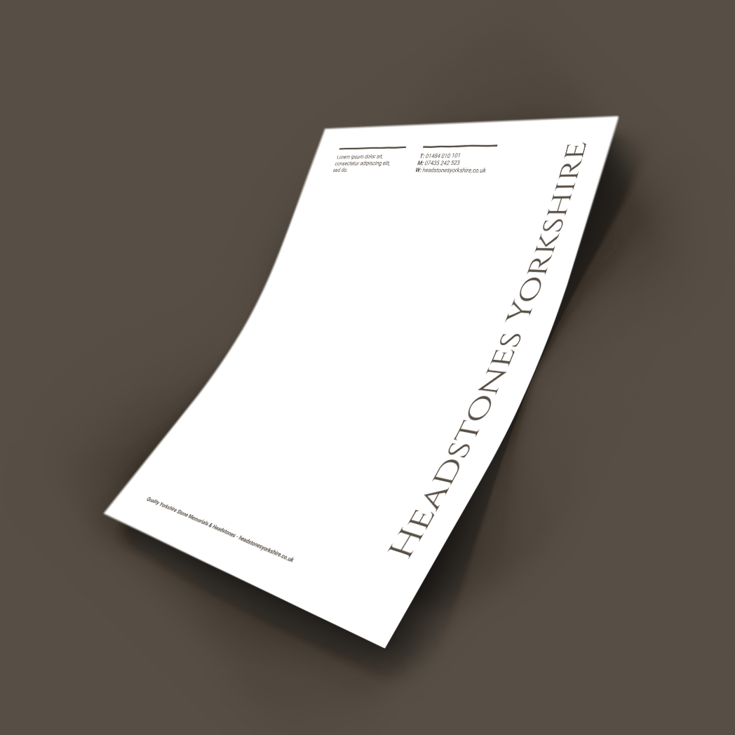 headstones yorkshire paper mockup